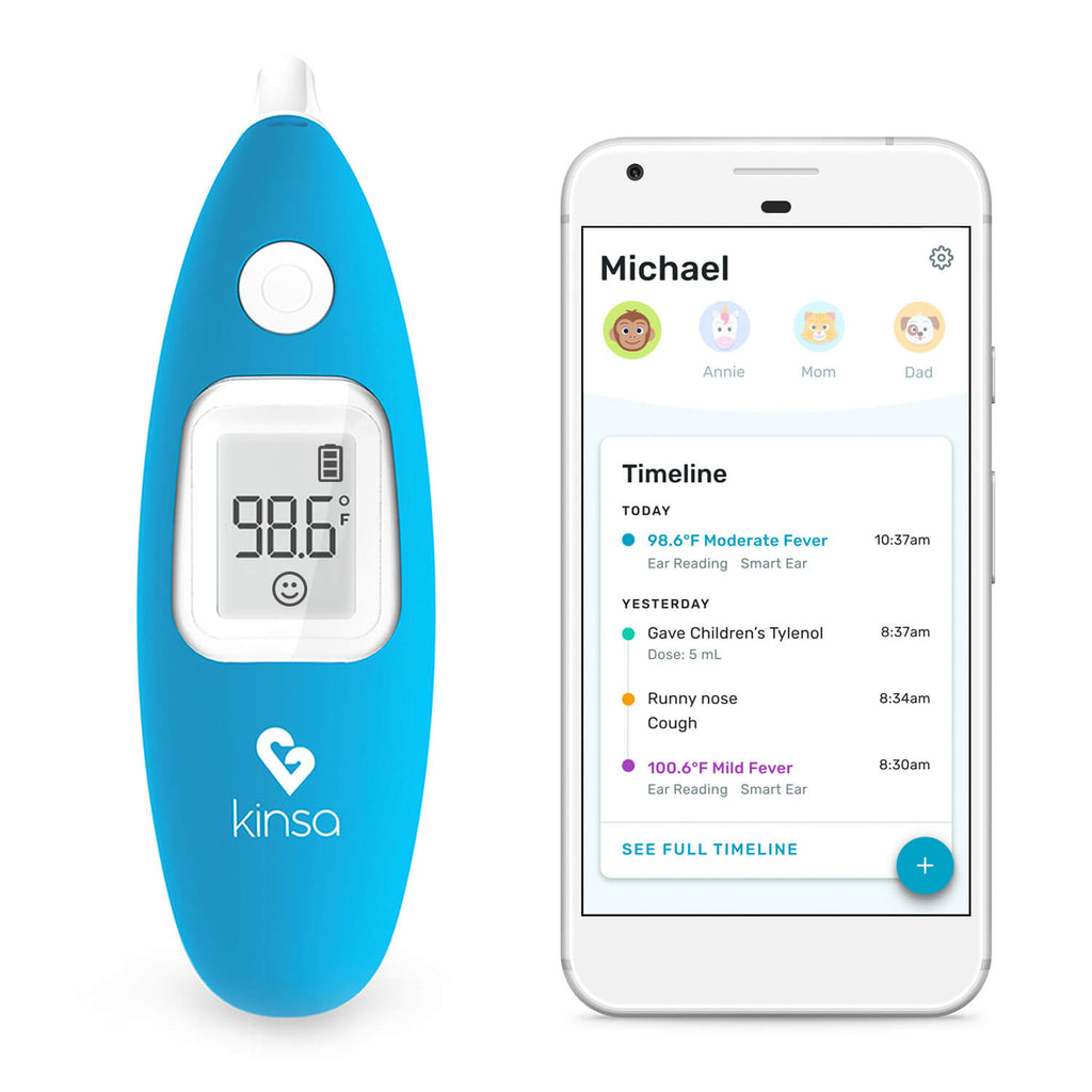 Kinsa Smart Ear Digital Thermometer with App