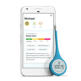 Kinsa Smart Ear digital thermometer with phone